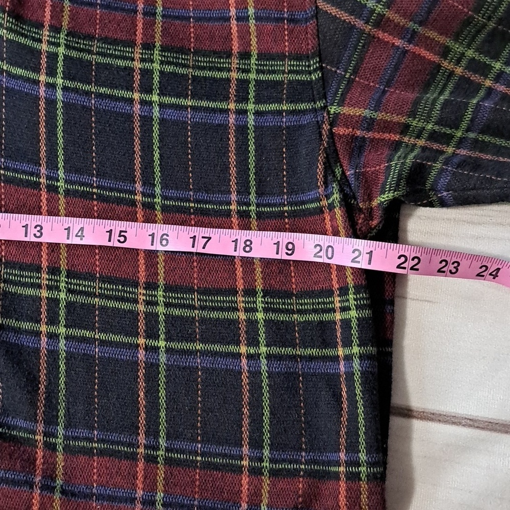 Dockers Golf Multicolor Plaid Polo Shirt Size Medium - Picture 5 of 11